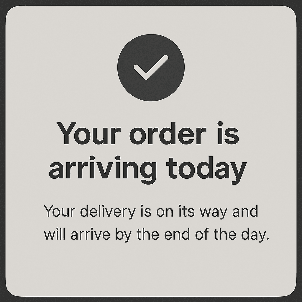 Order Communications