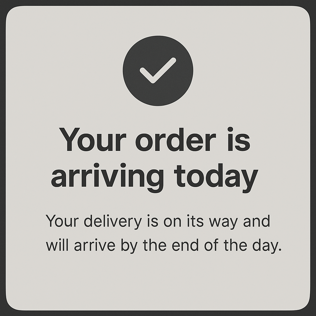 Order Communications