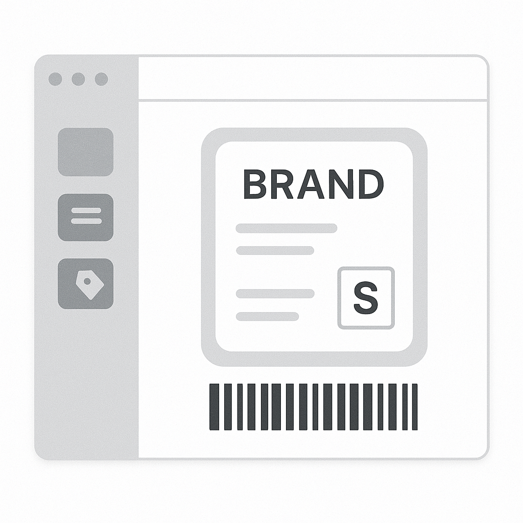 Logo on Shipping Label