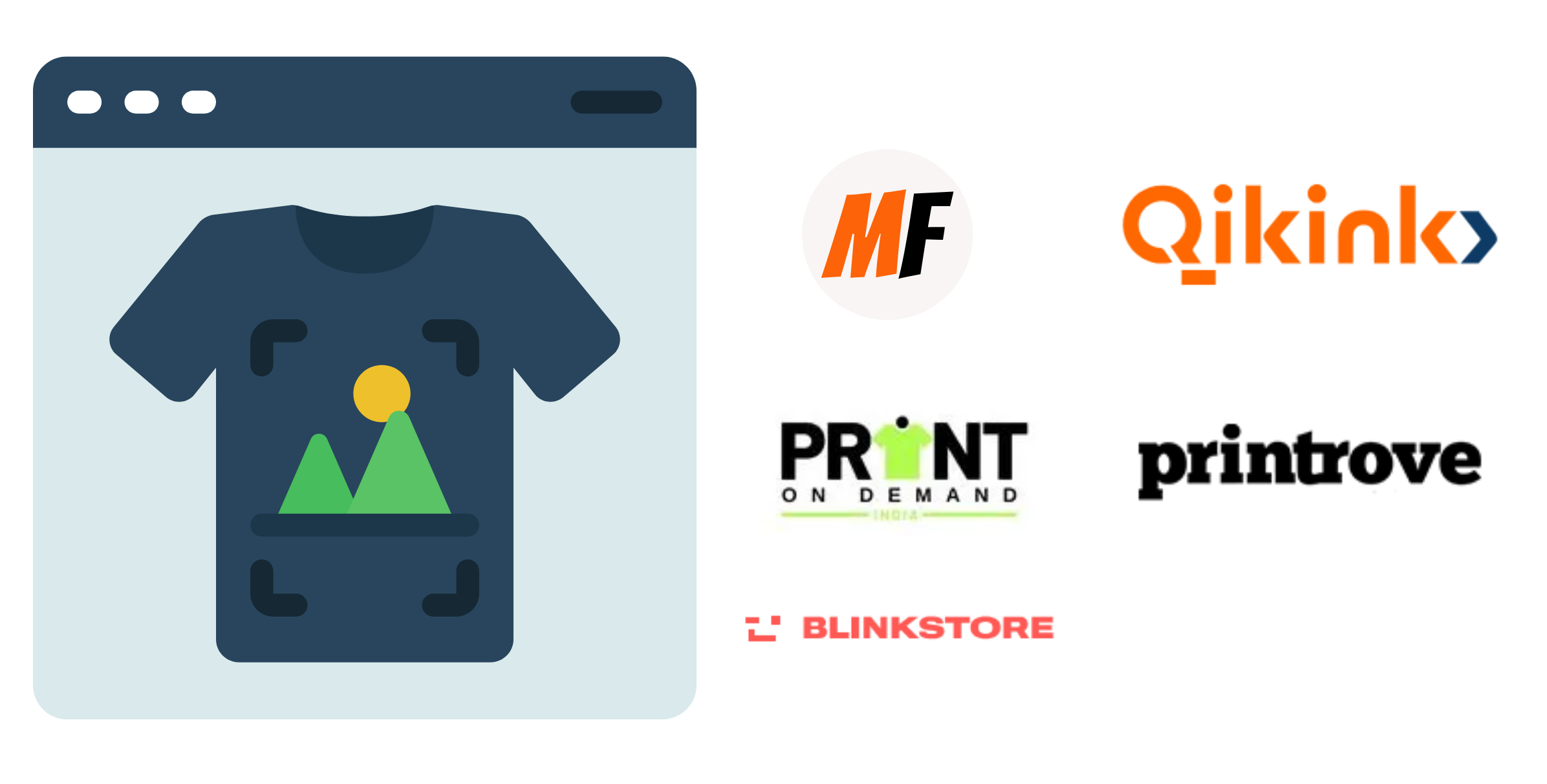 Top 5 Print on Demand Dropshipping Services in India: Merch Factory, Qikink, Printrove, Blinkstore and Print on Demand India